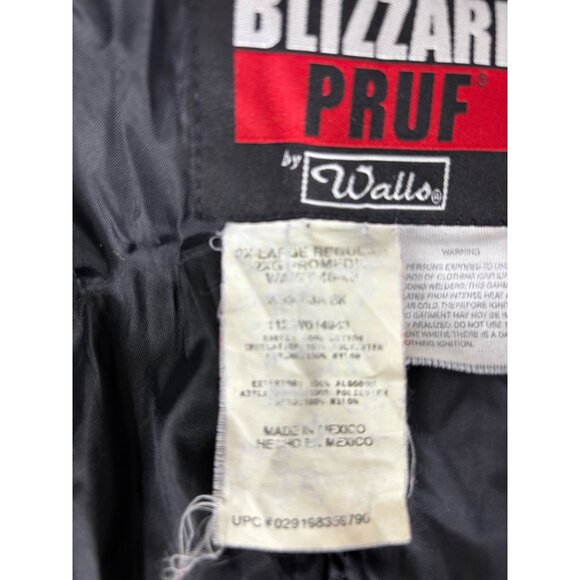 Vintage Walls Blizzard Pruf Canvas Insulated Bib Overalls Mens XXL Black GUC - Picture 12 of 14
